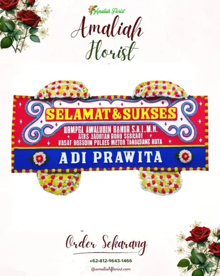 Papan Bunga Ucapan Selamat Sela